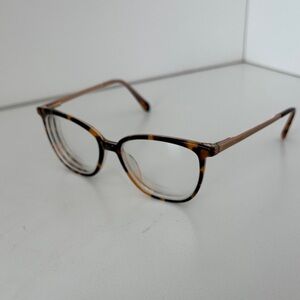 Draper James Brown Tortoise Shell Eyeglass Frames